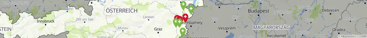 Map view for Pharmacies emergency services nearby Wiesfleck (Oberwart, Burgenland)
